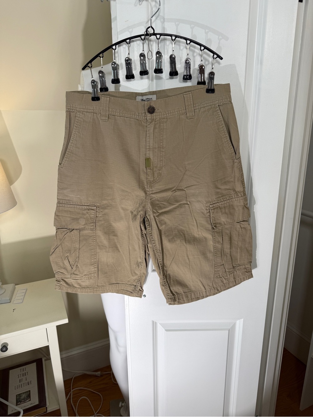 🔥 LRG Ripstop Cargo Shorts Tan Utility Streetwear